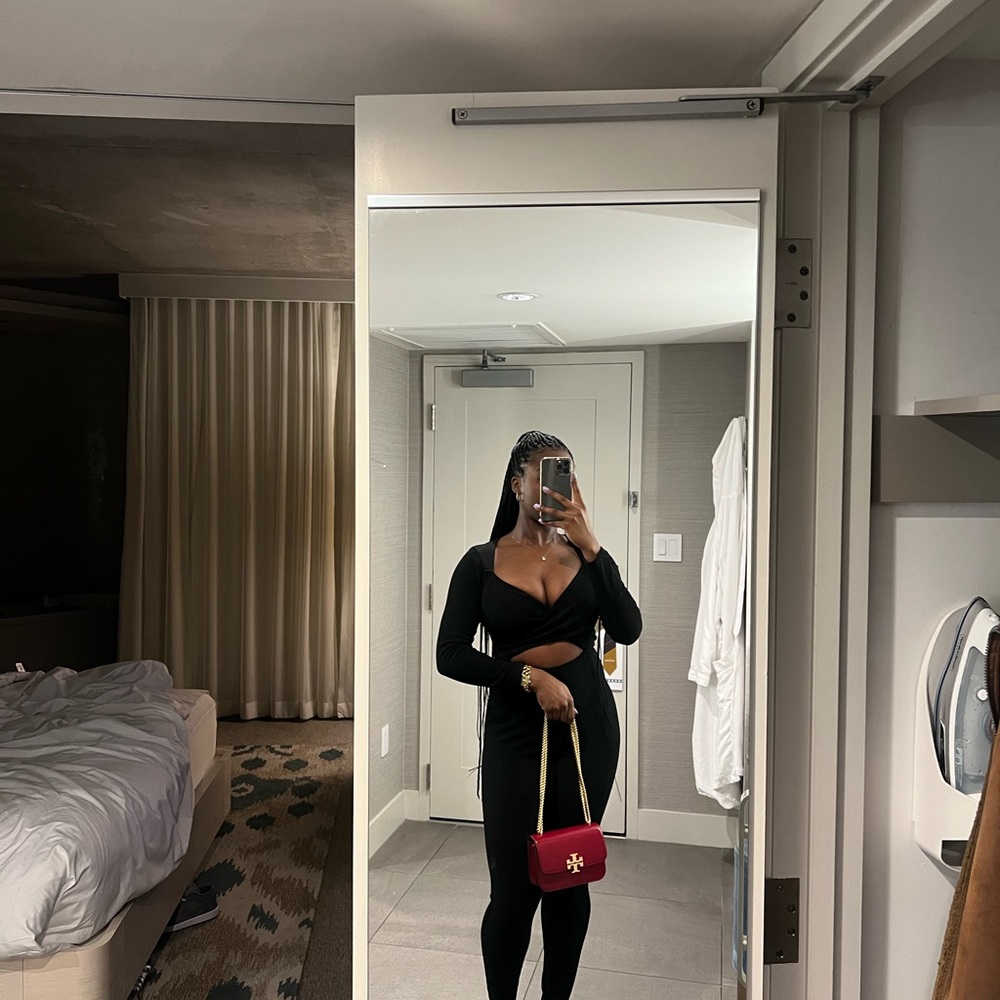 Black Cutout jumpsuit